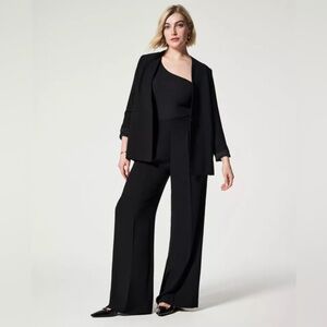 SPANX Carefree Crepe Blazer Classic Black Medium NWOT